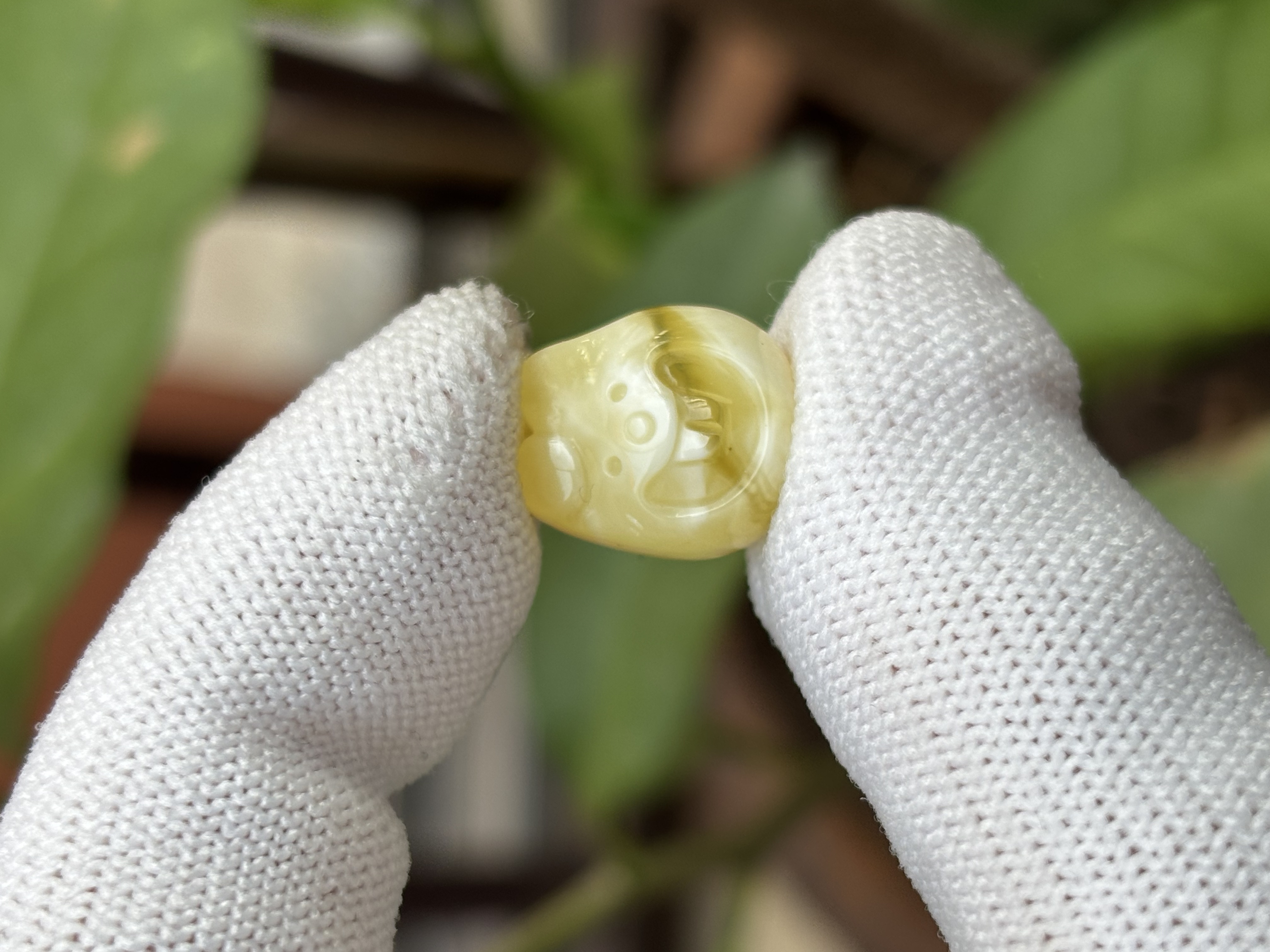 4873天然蜜蜡琥珀配饰12.6x14.4x11.3mm