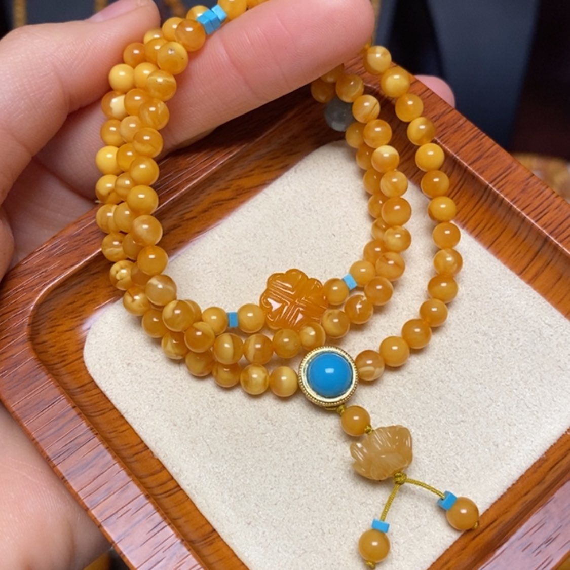 【闪购商品】未镶嵌蜜蜡手链手串