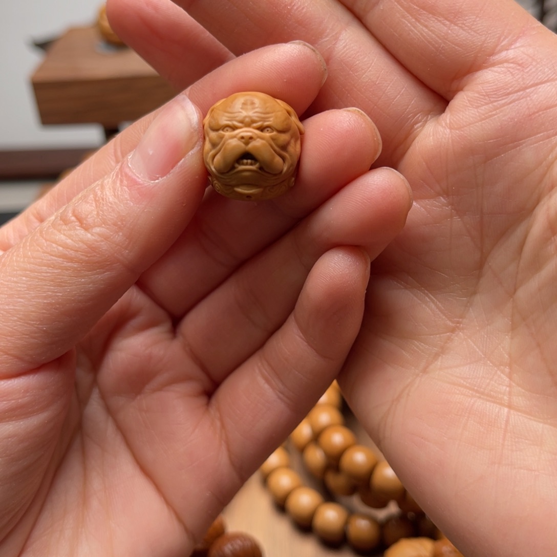 猴头核桃吊坠单颗