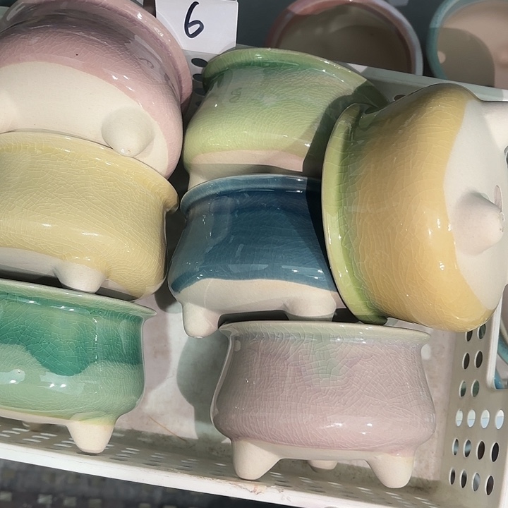 红陶量货｜口高深浅搭配发4