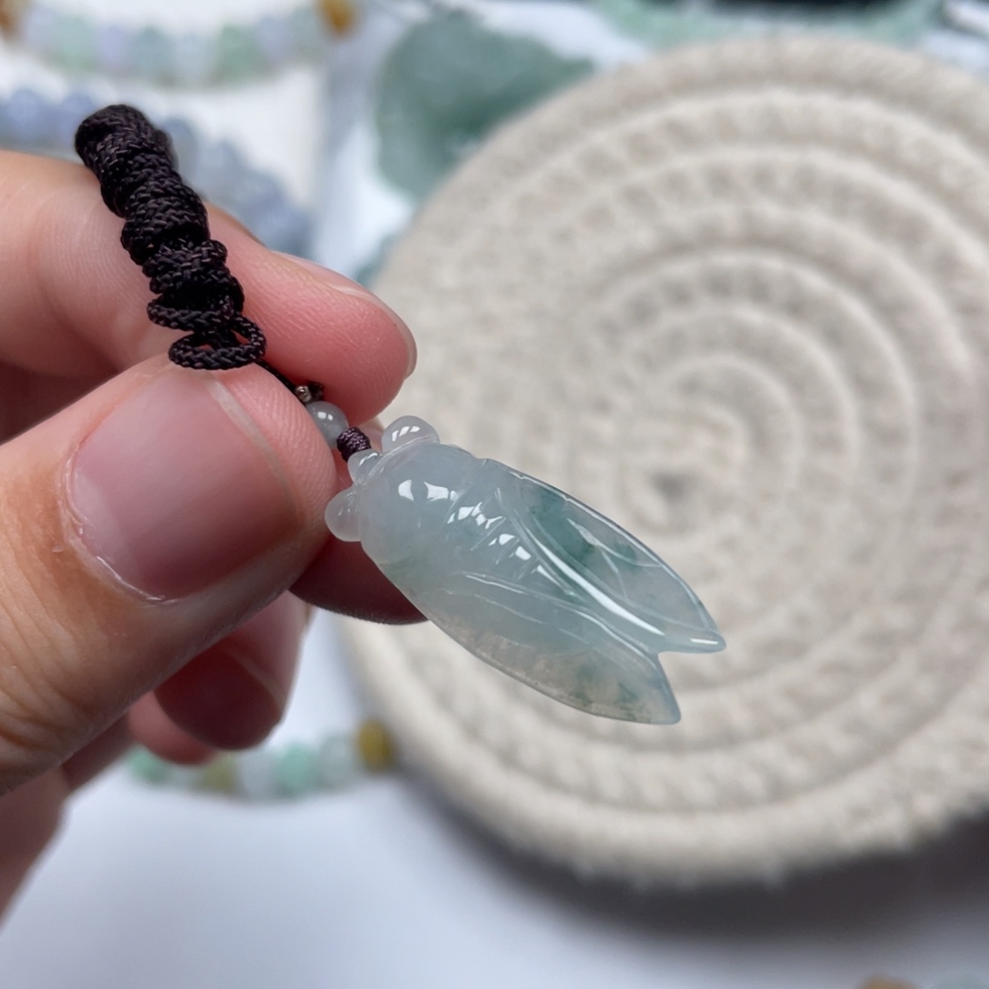 翡翠未镶嵌颈饰天然A货缅甸翡翠