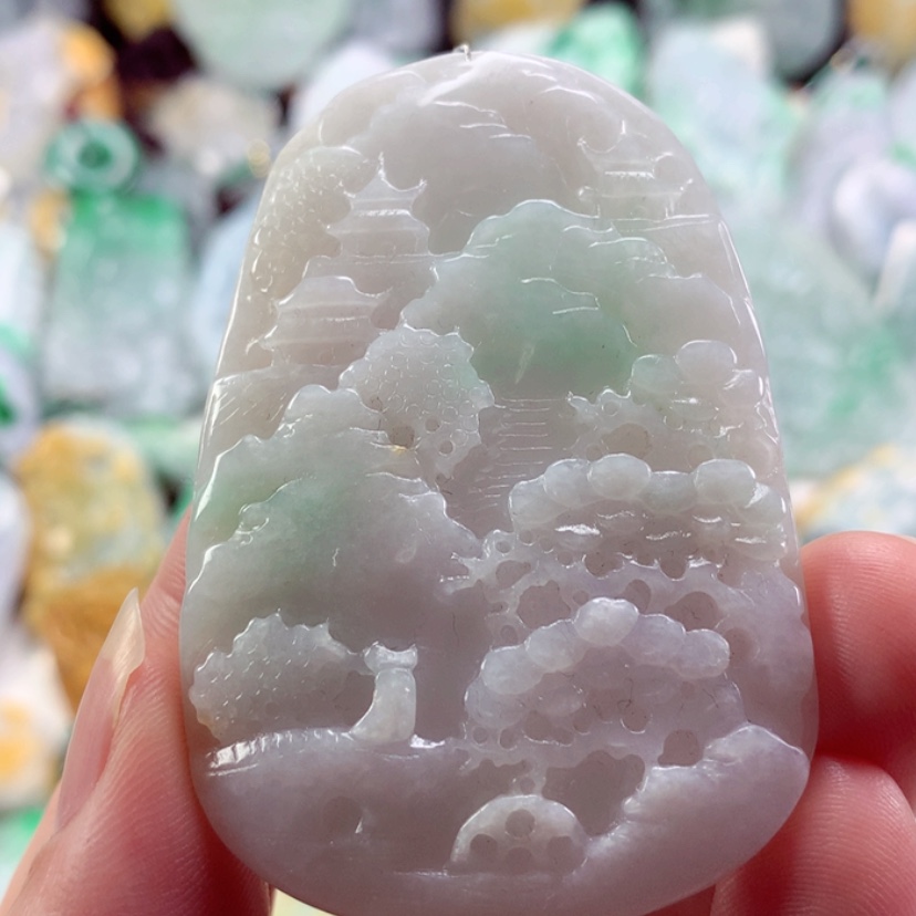 【闪购商品】翡翠吊坠(不含链)未镶嵌