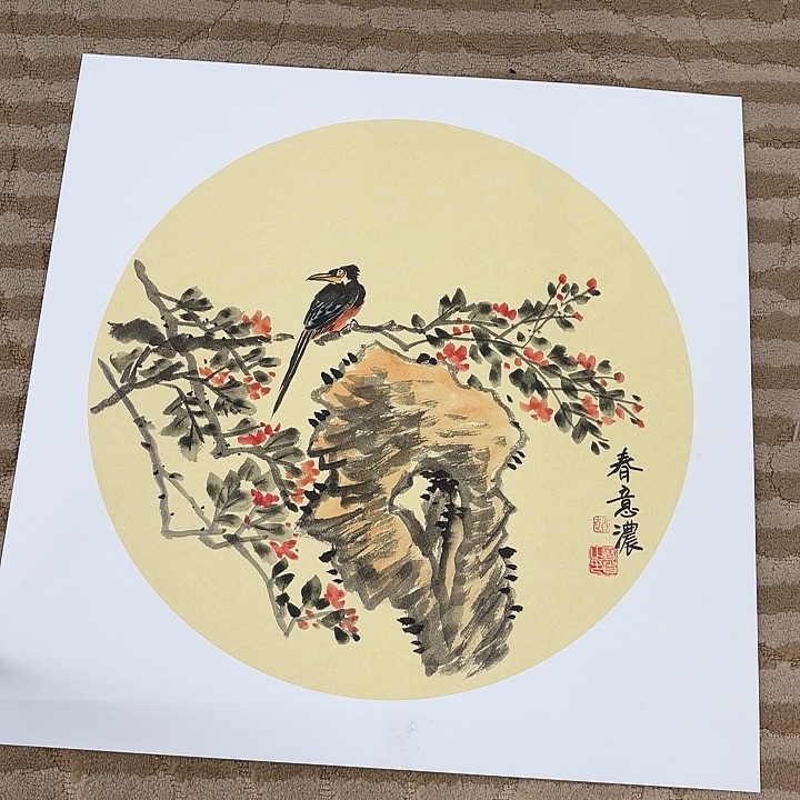 国画花鸟的翅膀和翅膀50.50