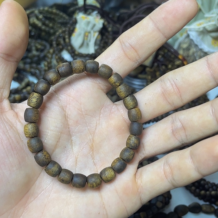 沉香沉香碎屑+鼓珠单圈5克加