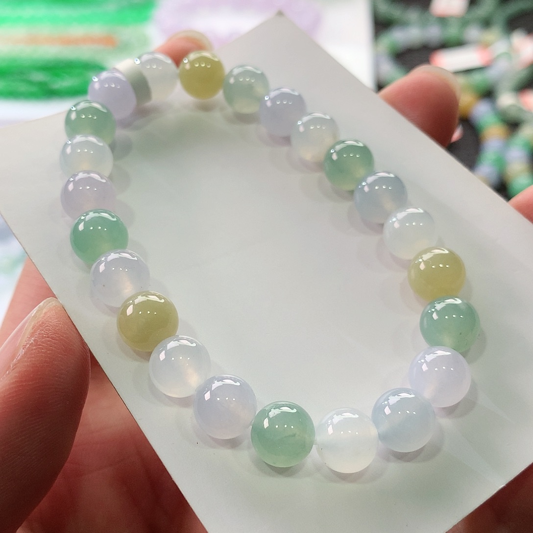 翡翠手链未镶嵌翡翠