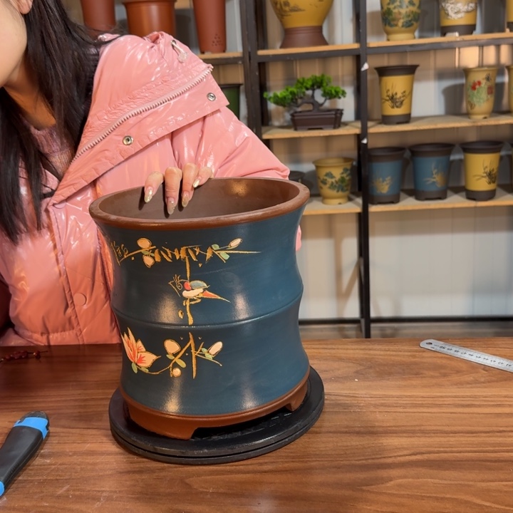 紫砂花盆紫砂花盆精品花盆