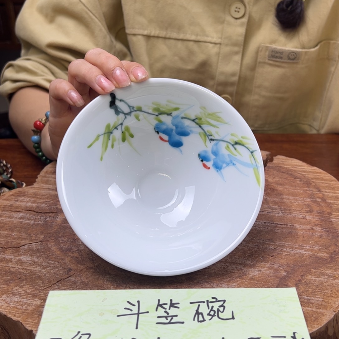 瓷片景德镇陶瓷手工手绘制作