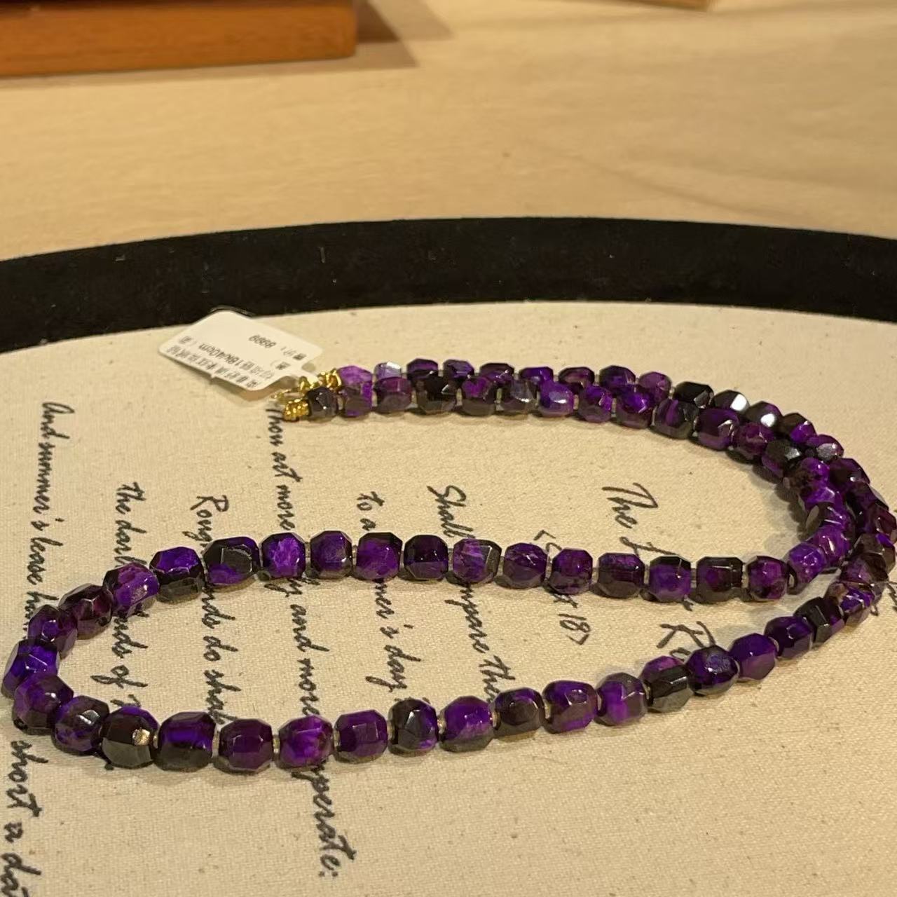 南非舒俱来红丝绒钻切项链18k/45cm（荷盖）/AZB9653