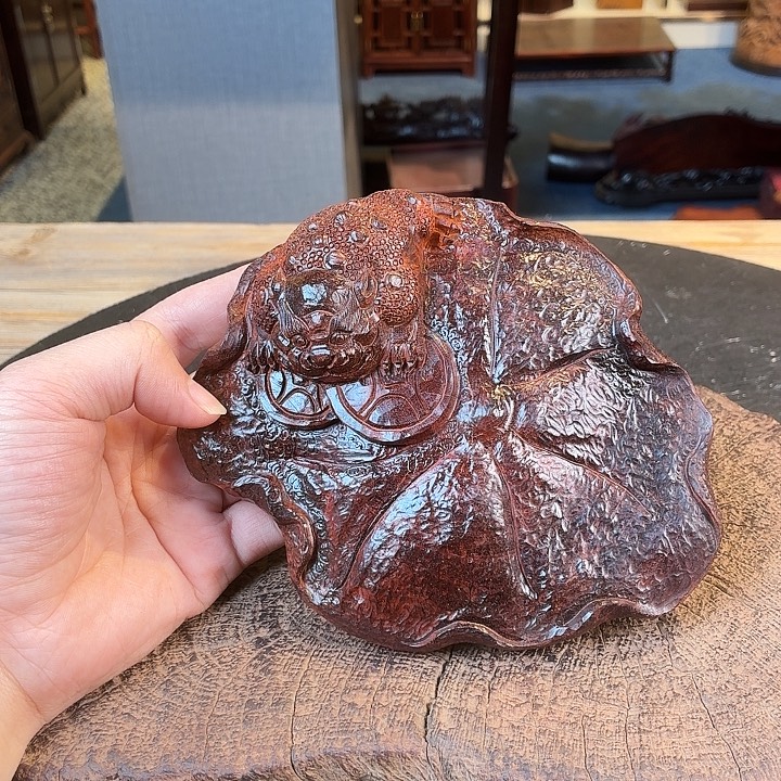 江***草紫檀木类端景台紫檀