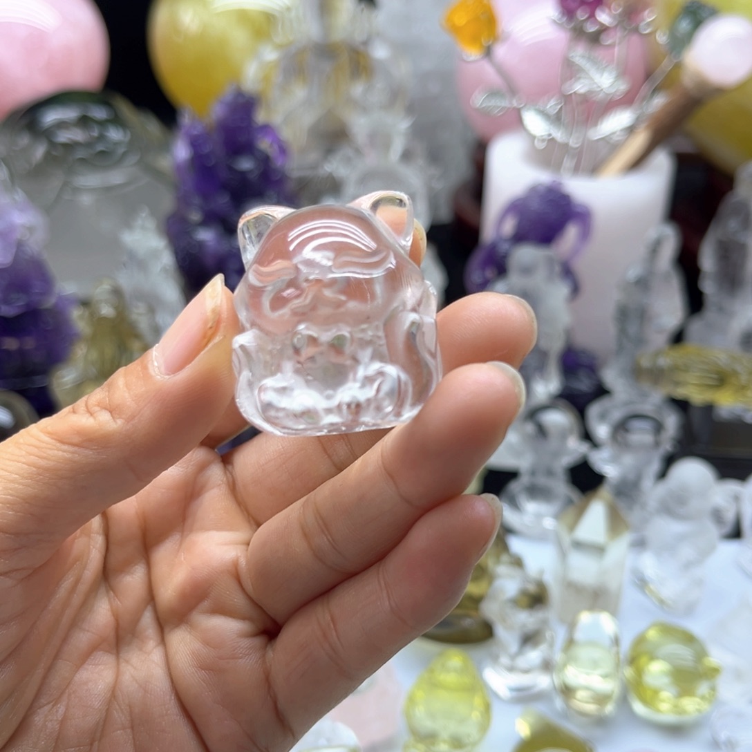 水晶摆件未镶嵌水晶