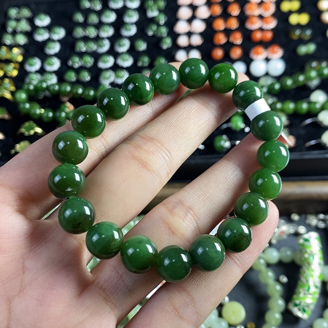 和田玉未镶嵌手链