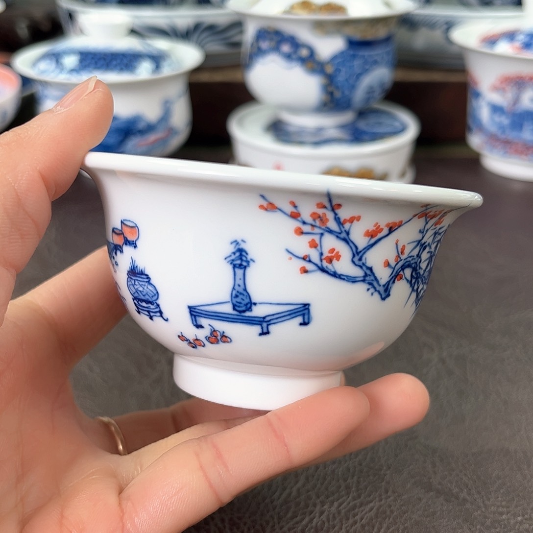 杯手绘高温瓷器瓷器