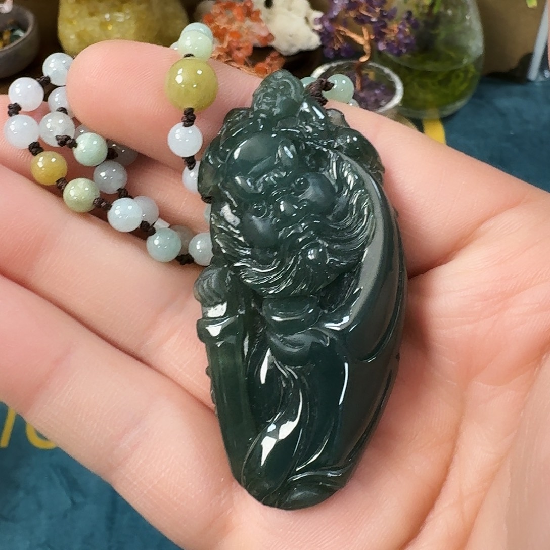 翡翠未镶嵌颈饰翡翠挂件