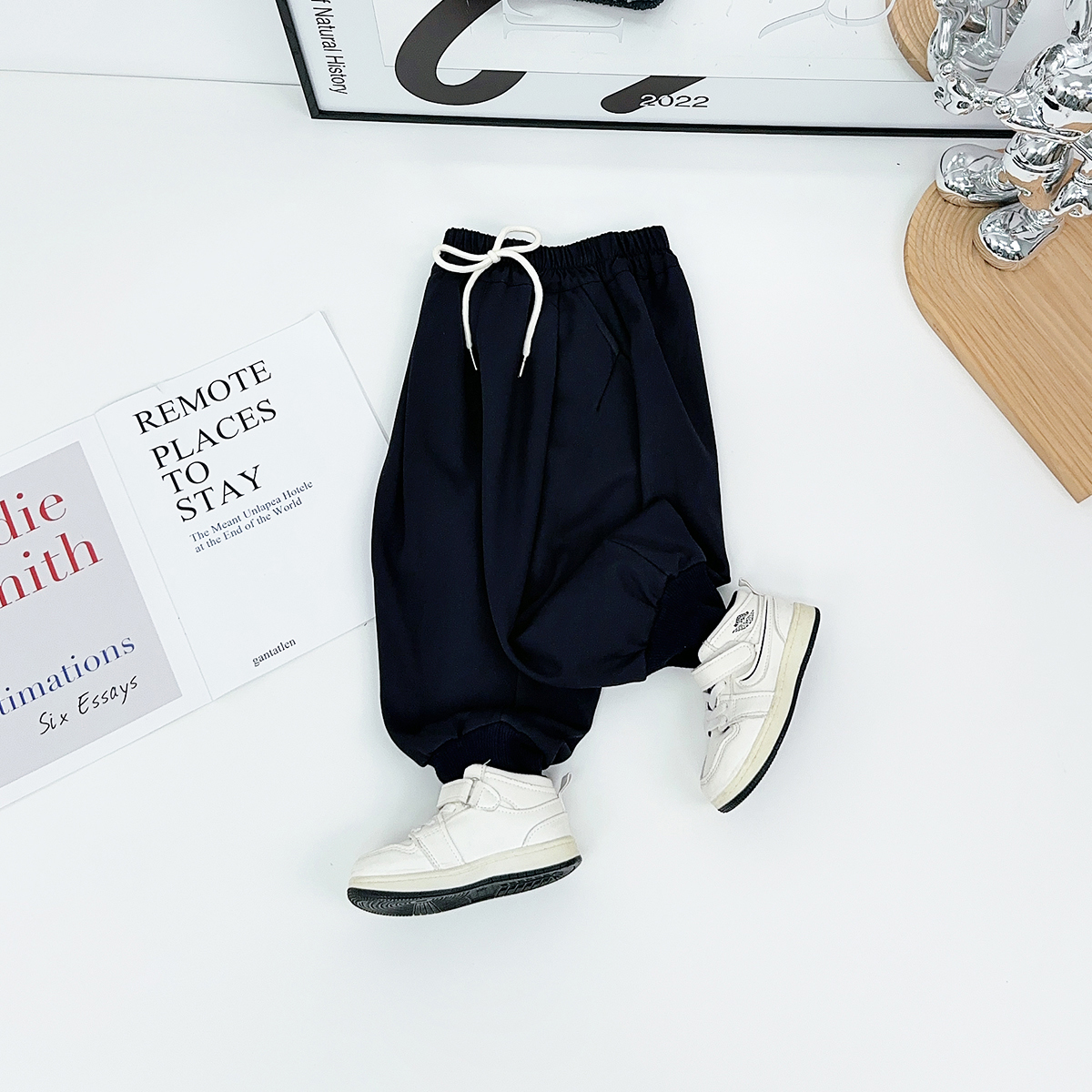 男童加绒加厚裤子儿童休闲裤2025新款秋冬潮 WG28759悠悠童话童装