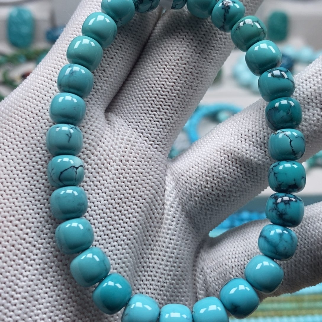 绿松石未镶嵌原矿纯干料绿松石