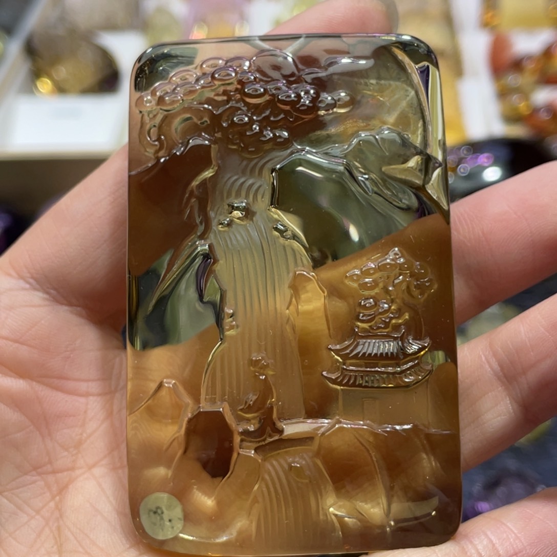 水晶颈饰未镶嵌定制