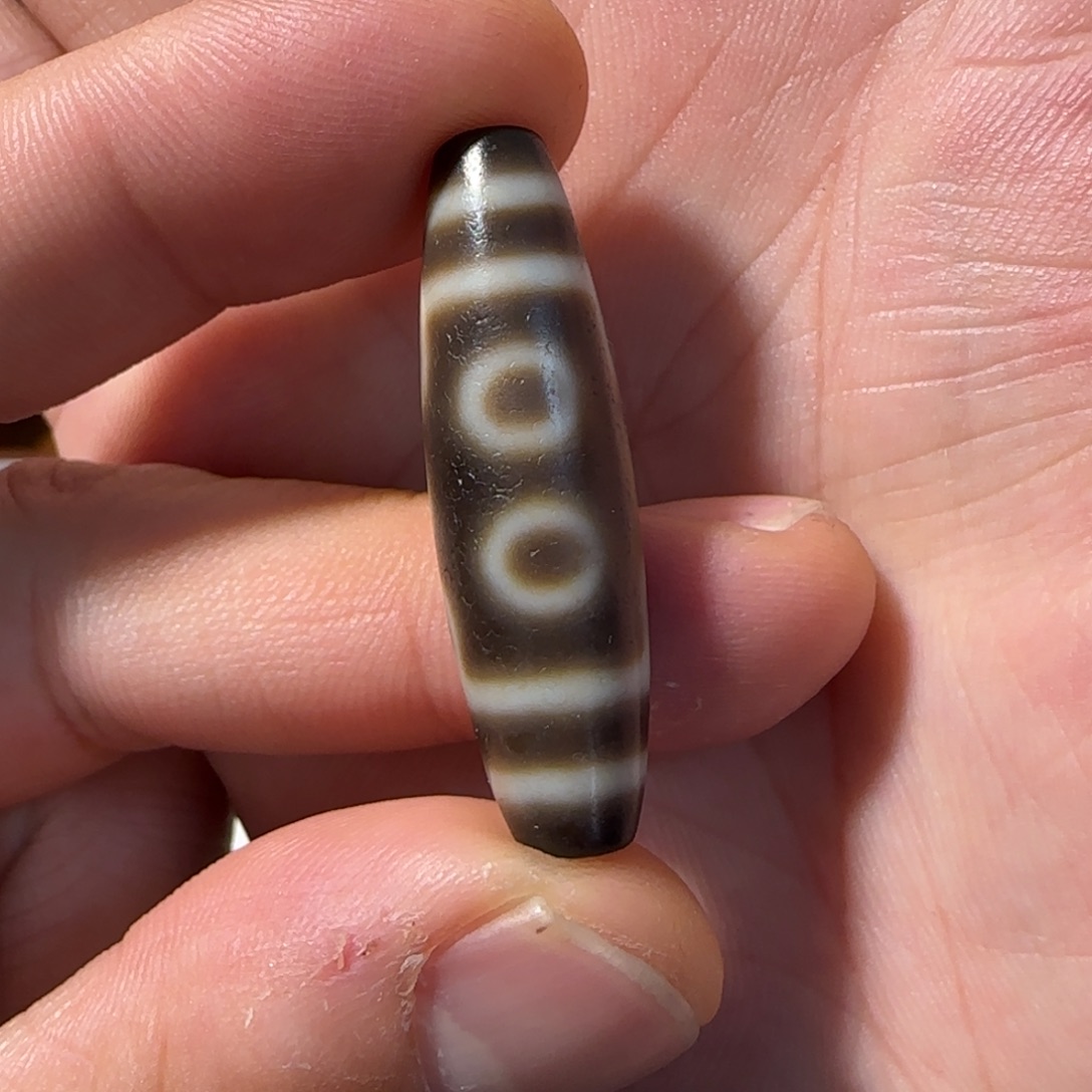 玛瑙/玉髓未镶嵌颈饰《天缘，灰皮咖色，原288》