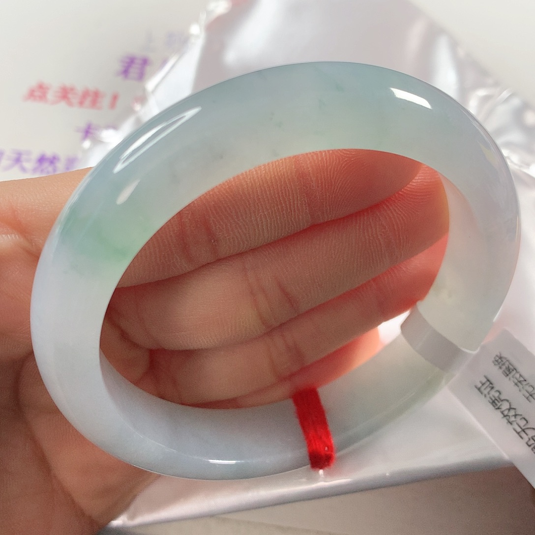 翡翠手镯未镶嵌 正圈①④⑤