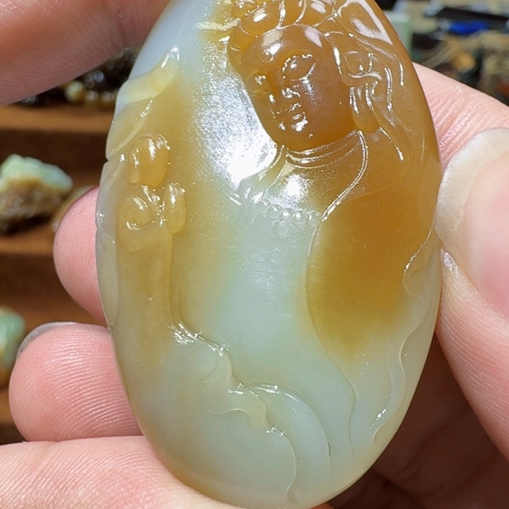 颈饰未镶嵌和田玉
