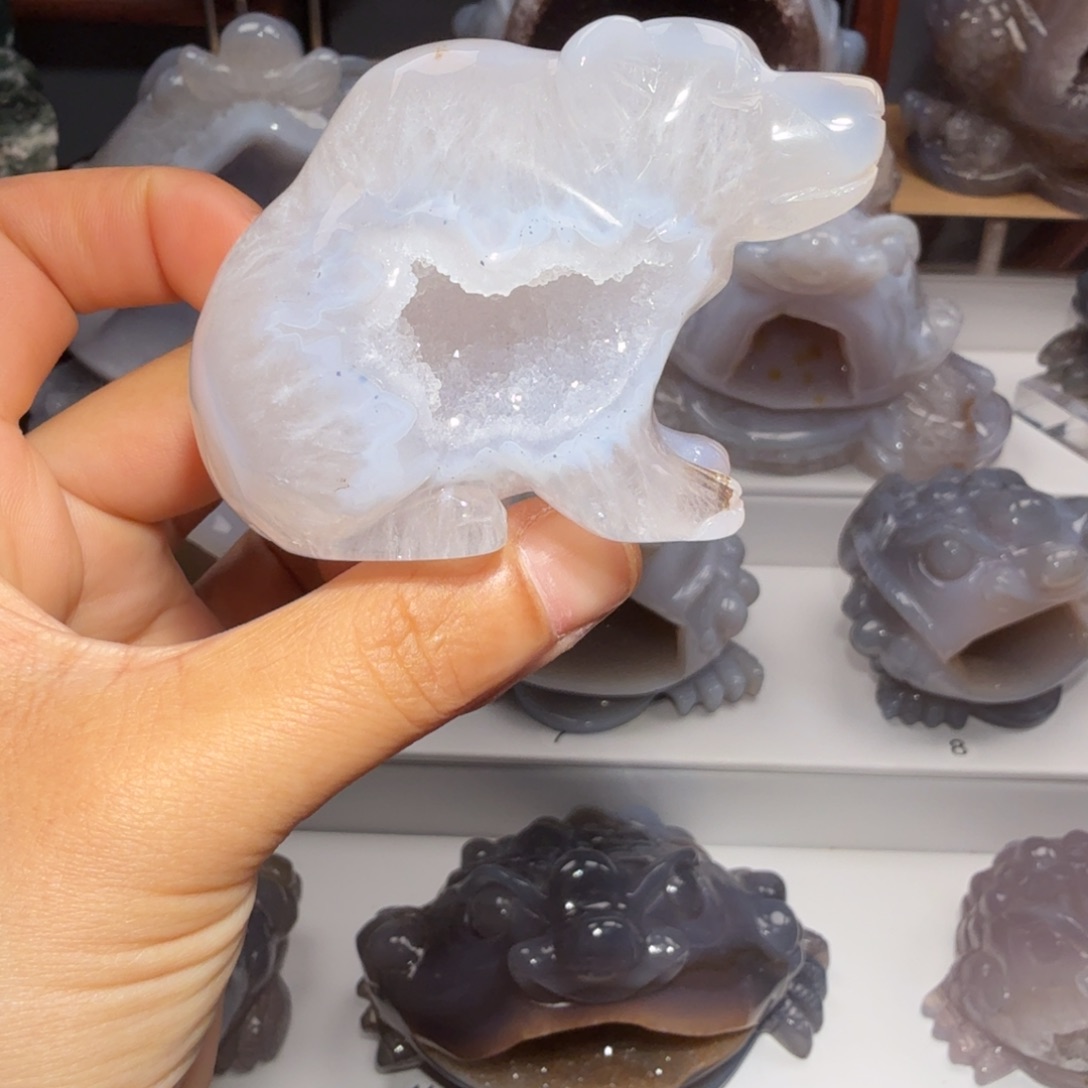 玛瑙/玉髓未镶嵌摆件