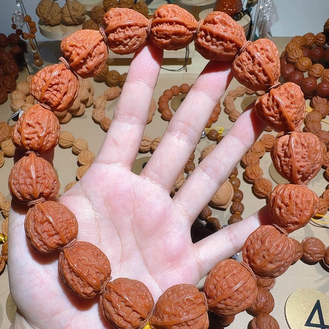 文玩核桃吊坠三棱手持