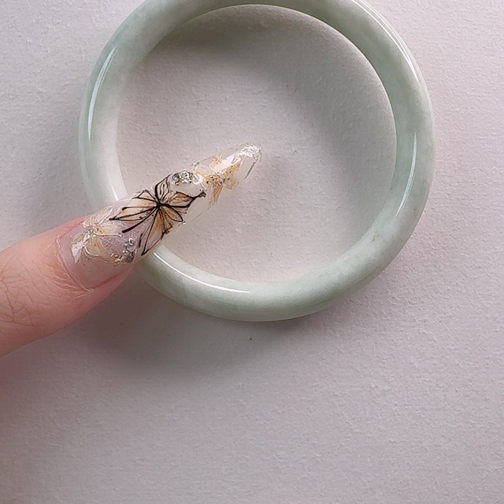 雨***蓝田玉（蛇纹石化大理石玉）手镯未镶嵌