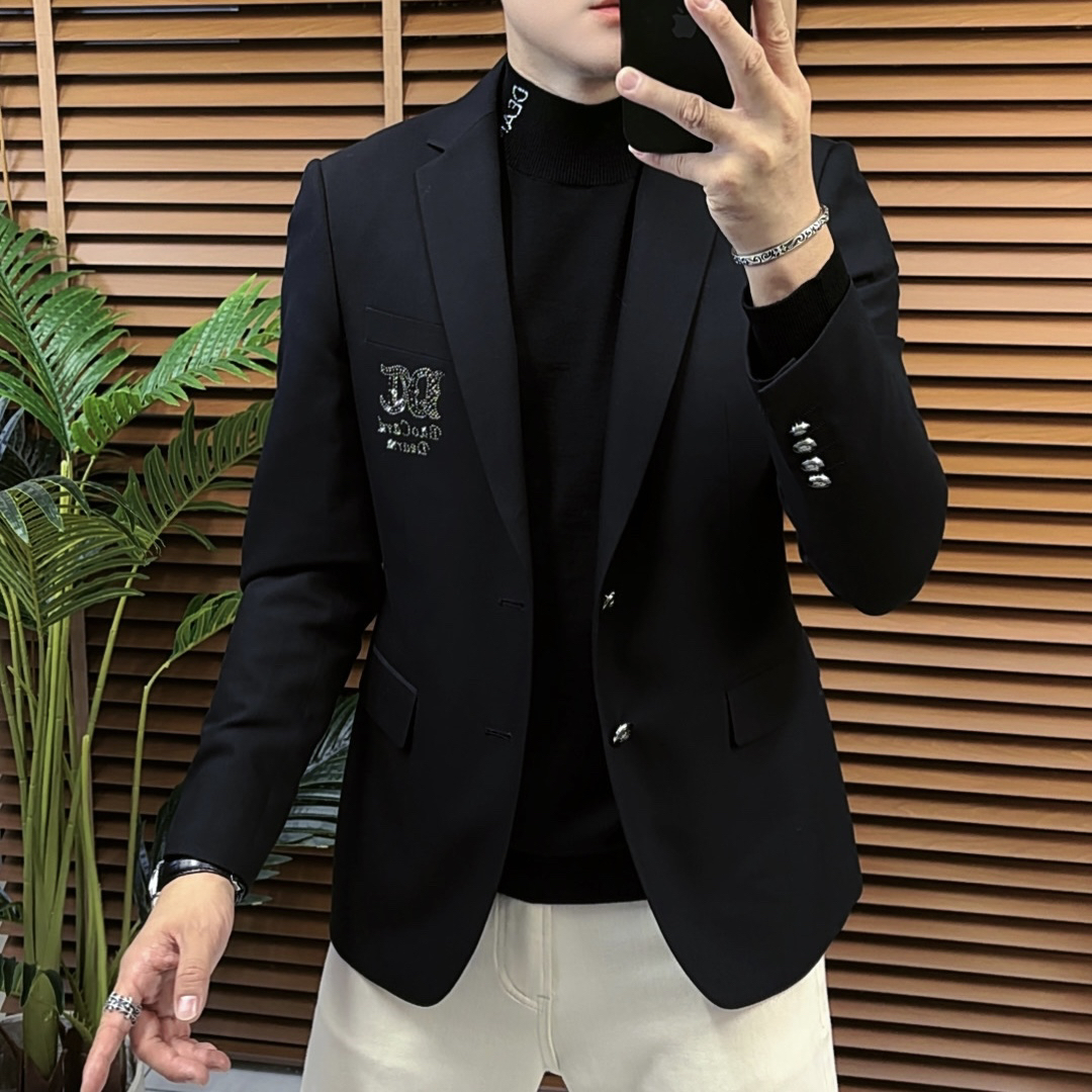 男士新款小西装时尚修身秋冬韩版潮流帅气