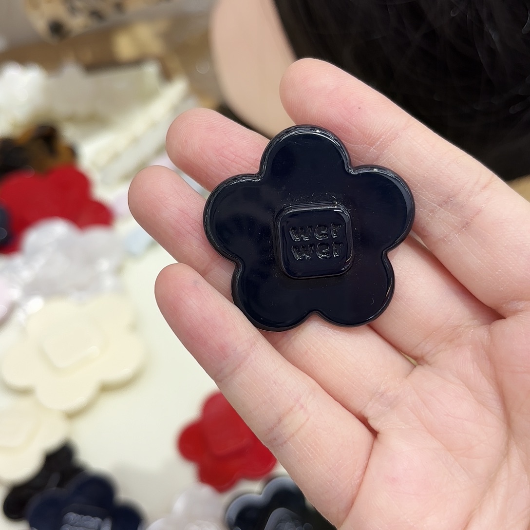 皮质铁合金小号章蓝色