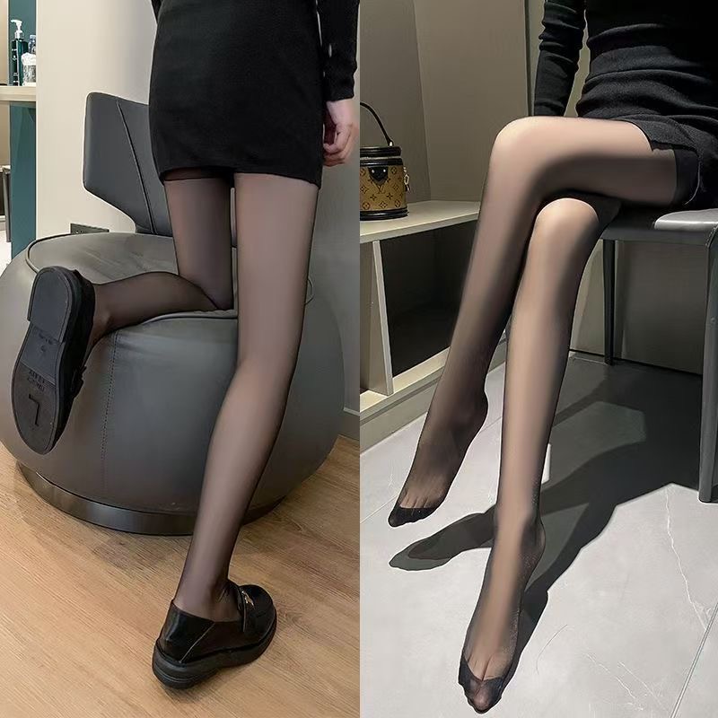 夏季美腿黑色防勾丝女高个子小脚裤打底裤薄款