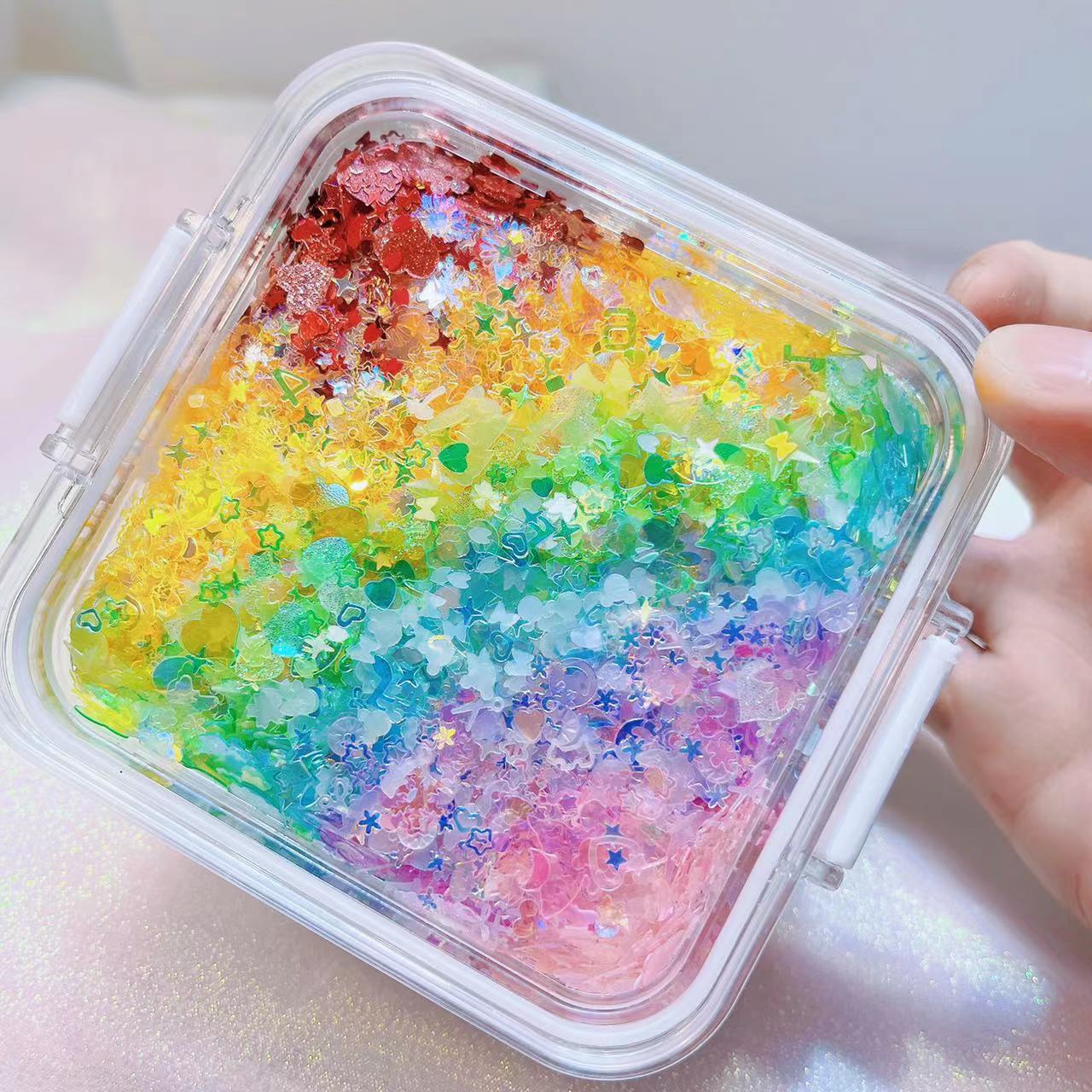 【小七直播间】珠珠 钻钻 亮片！特调！现拍现装！ 美甲DIY！纯手工 ！