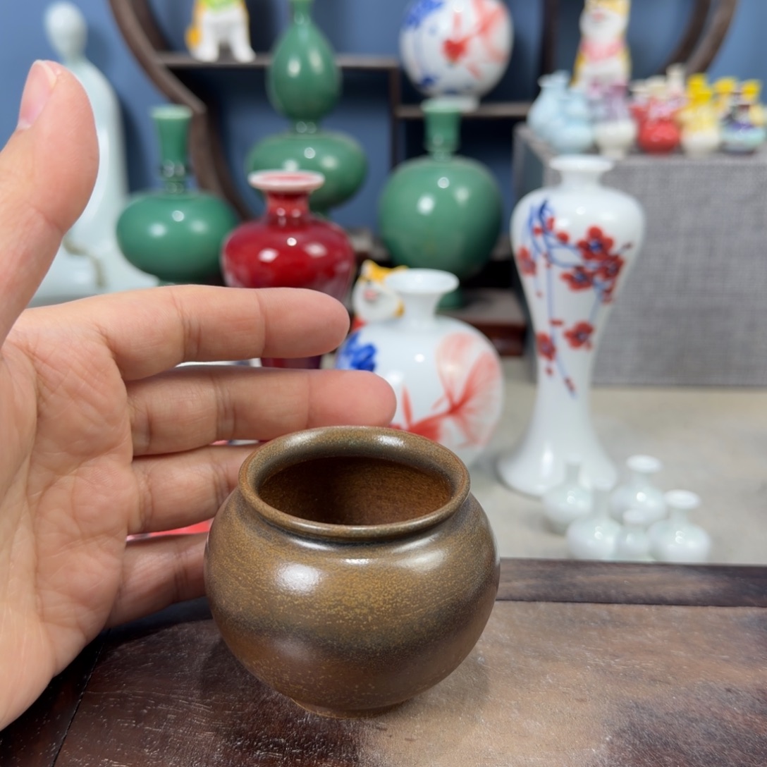 陶瓷手工小花器摆件