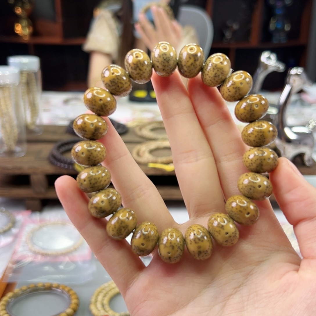 星月菩提吊坠Ll.15x11苹果珠 跑道留白 油性大