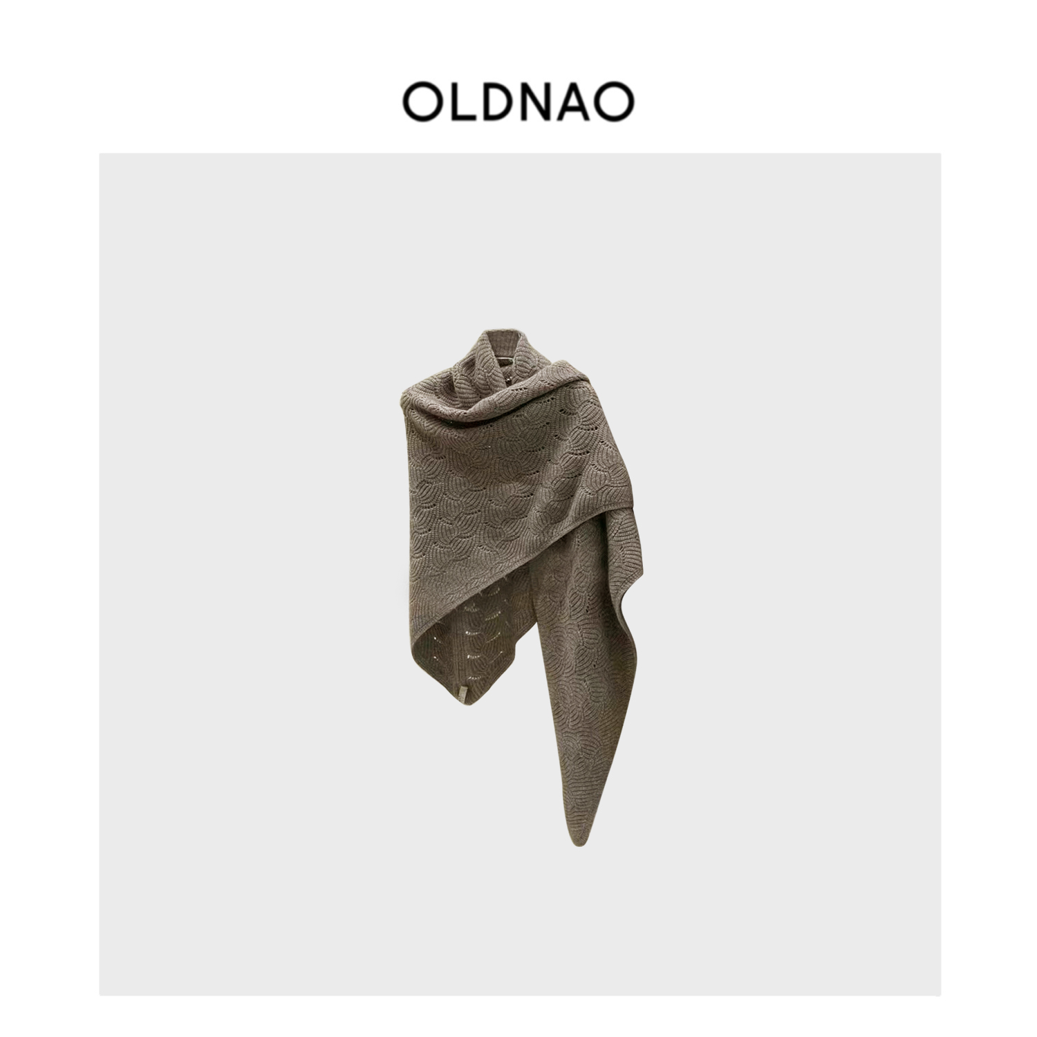 【OLDNAO】品牌订单线秋冬氛围感牦牛绒围裹式针织围巾-PT-CC24M001