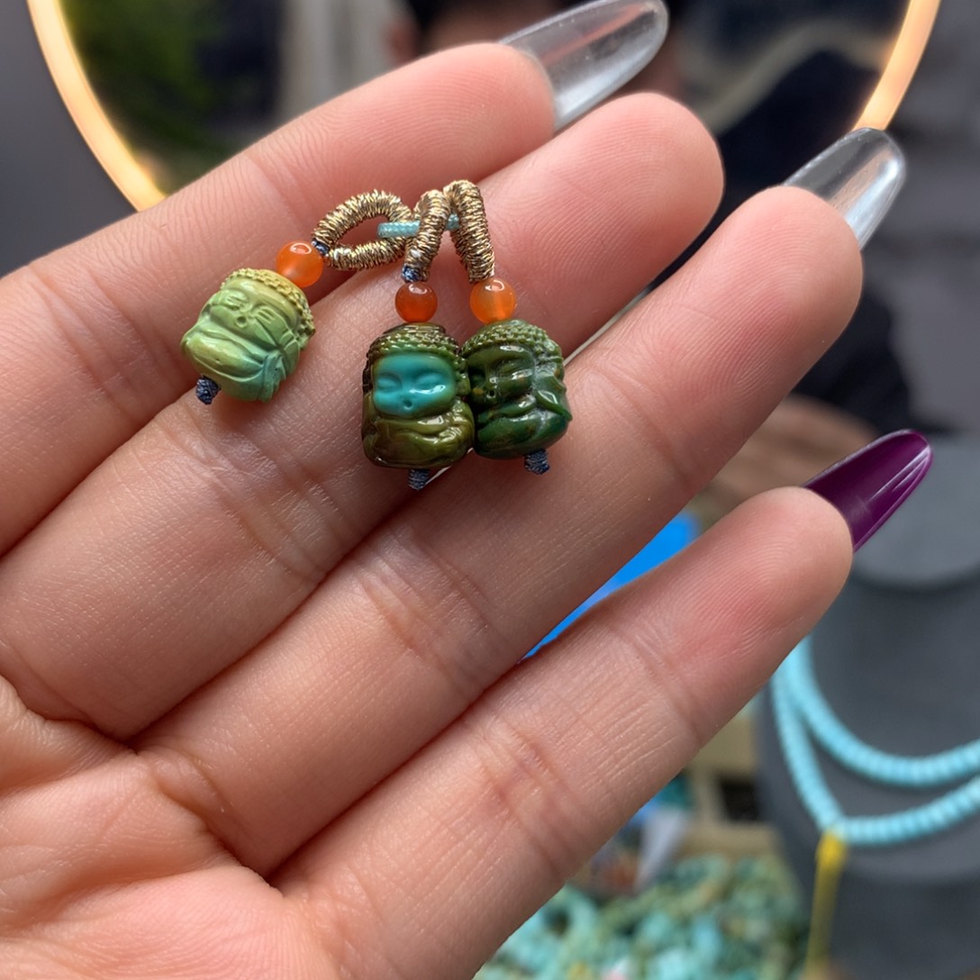 绿松石挂件未镶嵌