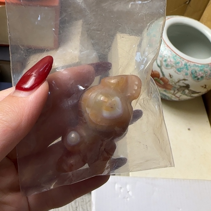 浪***舟玛瑙/玉髓合金颈饰如图所示所拍即所得