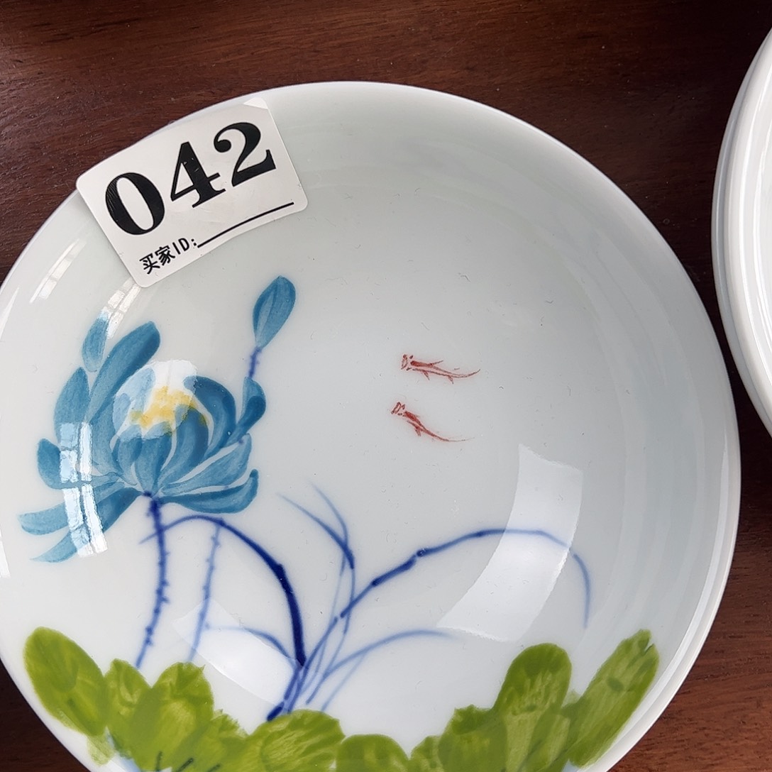 瓷片景德镇陶瓷手工手绘制作