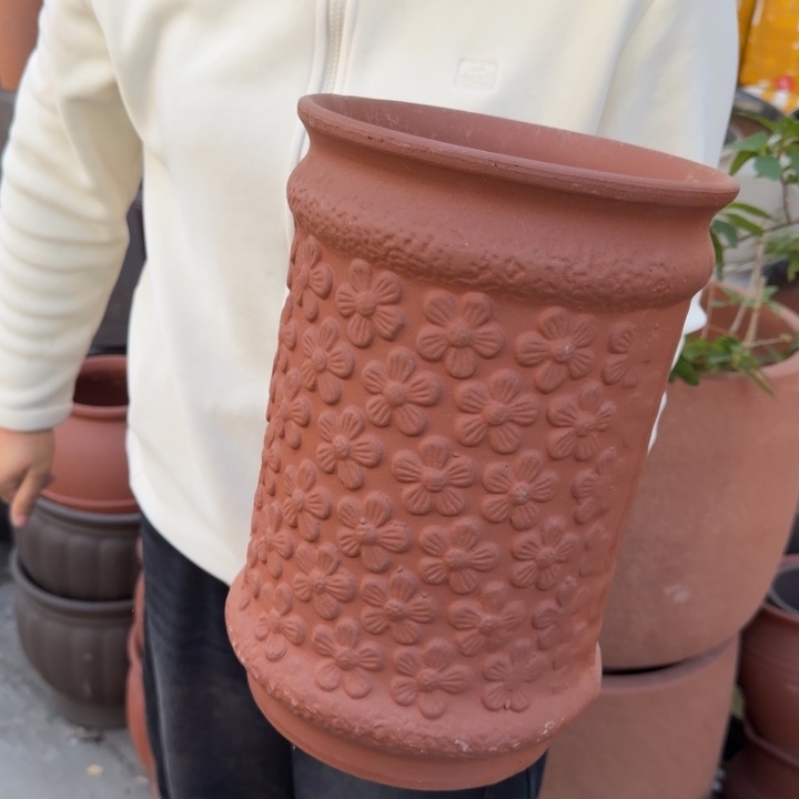 花盆紫砂口20高30宜兴紫砂 