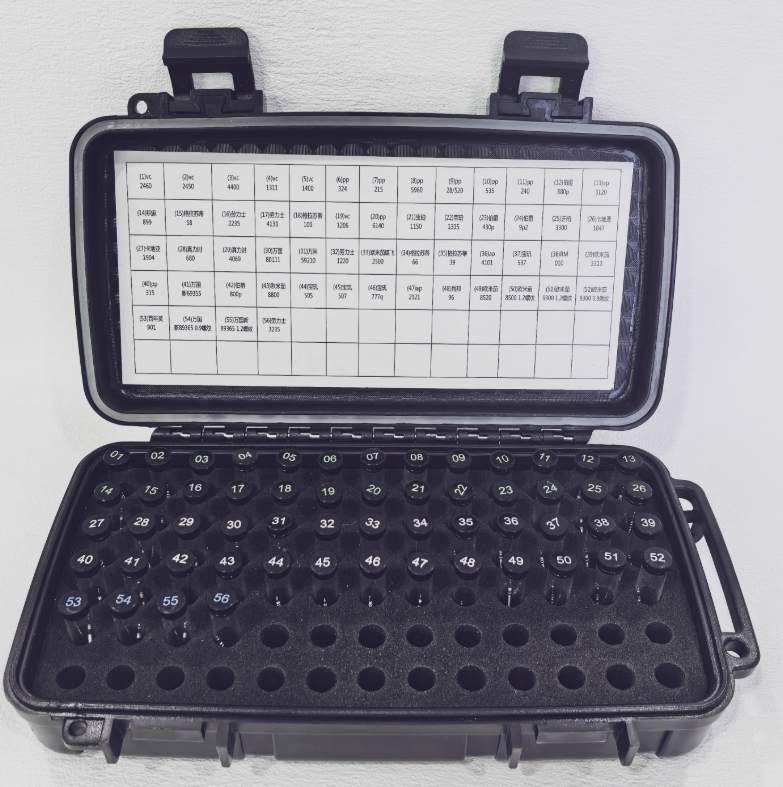 常用把杆把芯56个型号套装 精钢材质 独立收纳盒 后期可单独补货