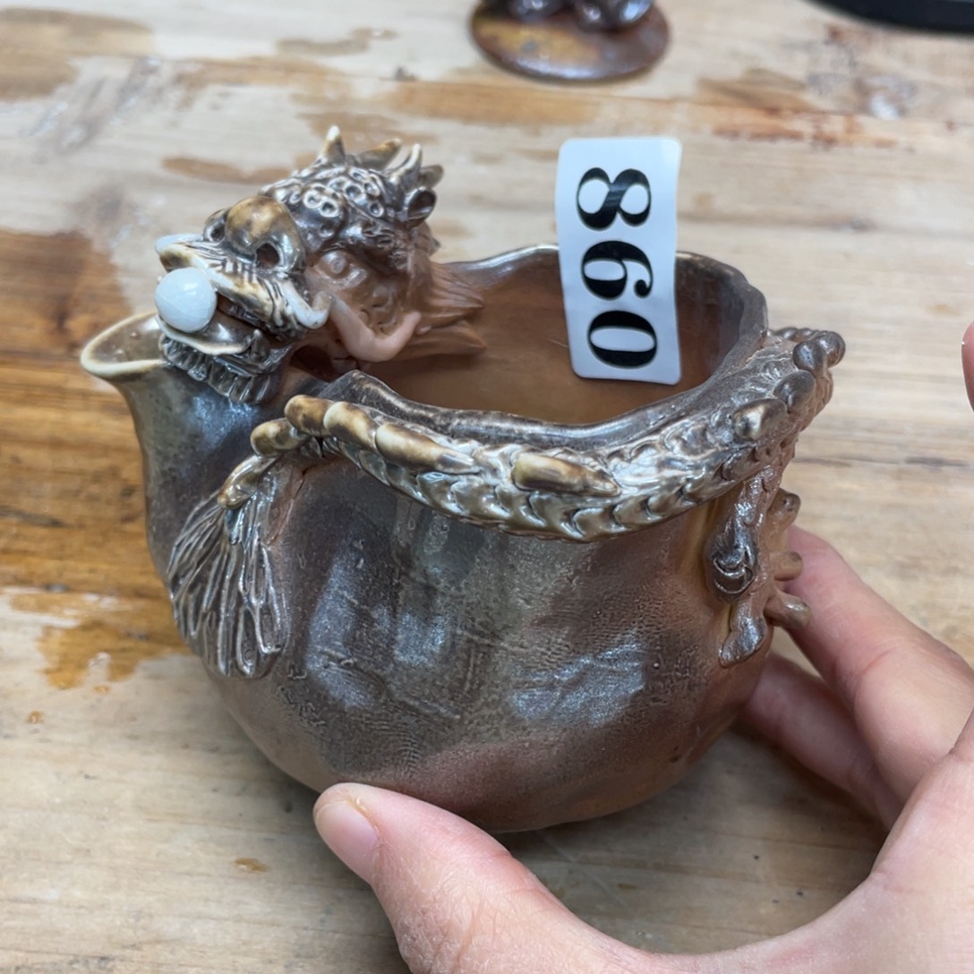 陶纯手工柴烧茶壶茶具瑕瑕