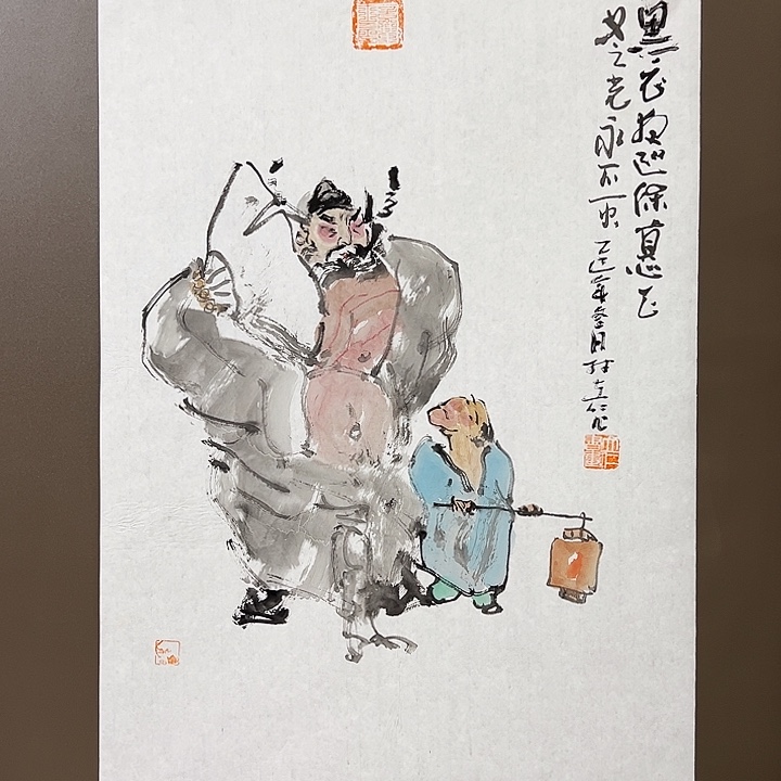 国画林立仁     手绘原创