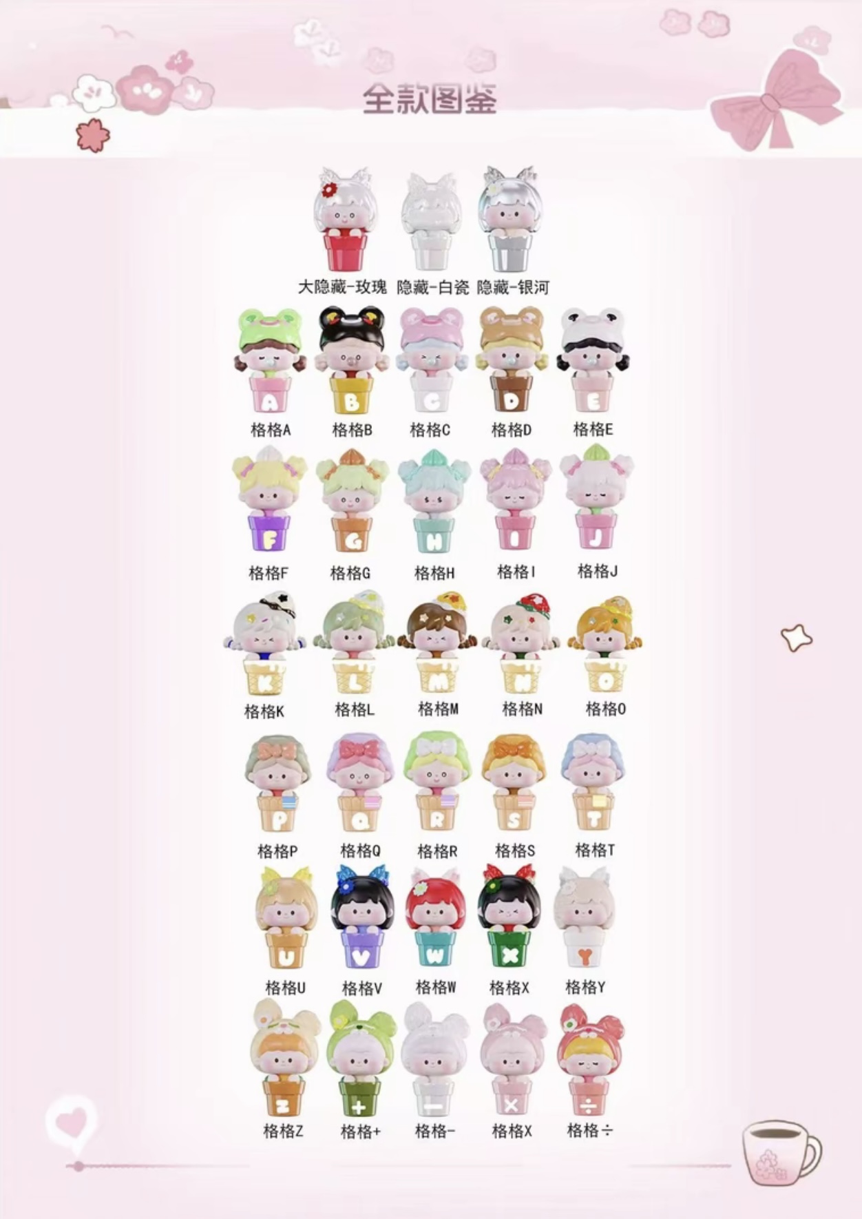 【默认拆袋】【地摊】格格萌粒潮玩摆件