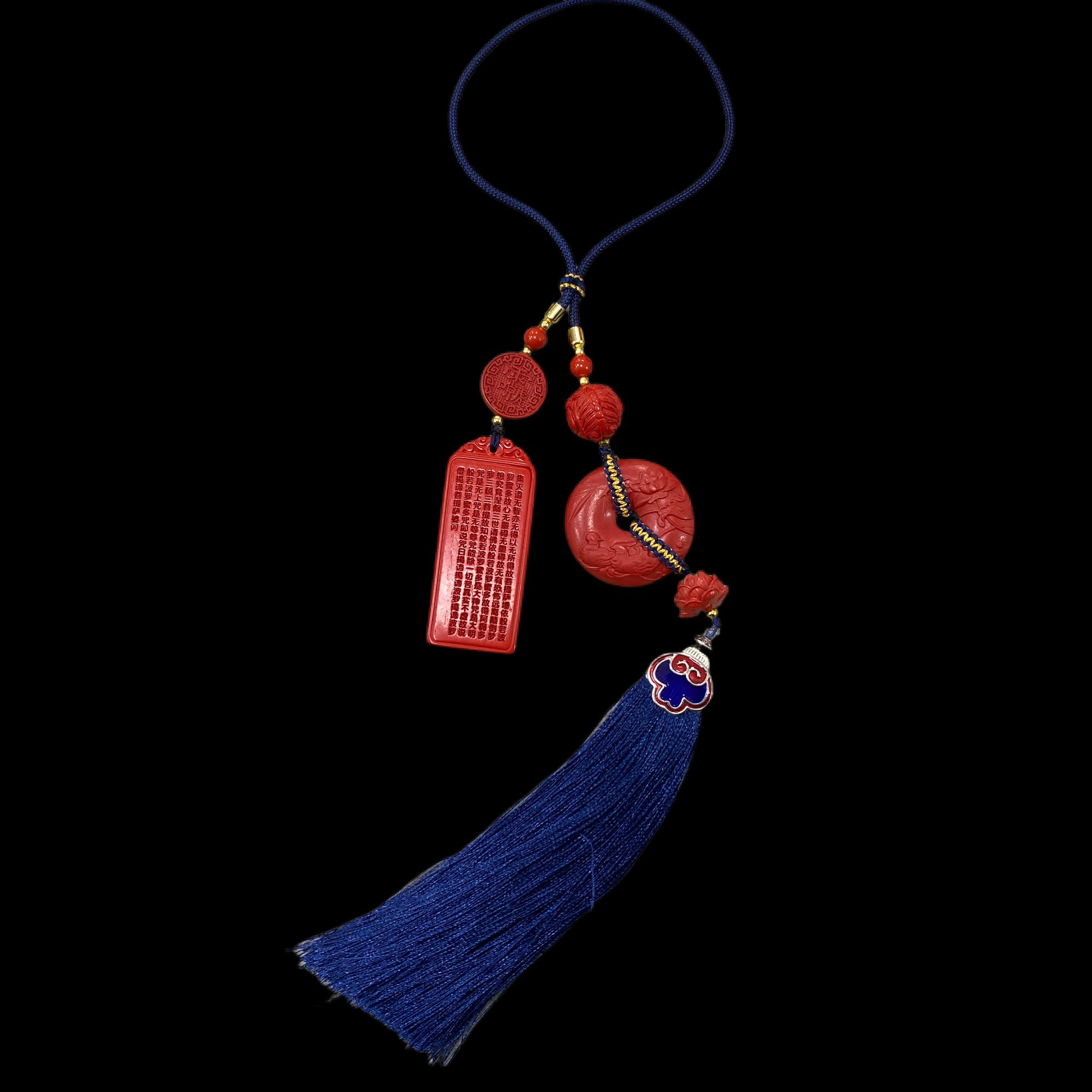 含辰砂工艺品N1799朱砂车挂多样性发一