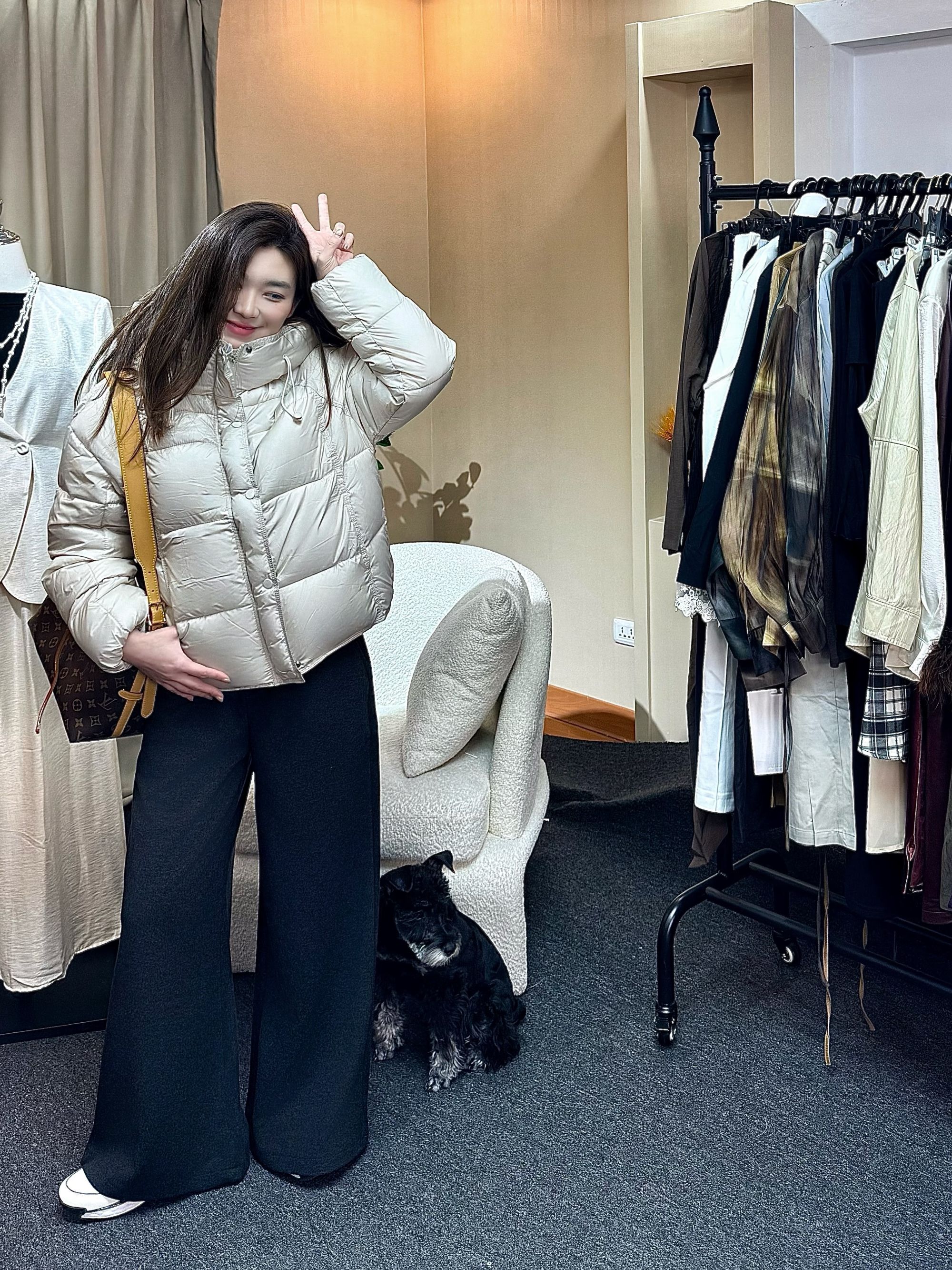 【仅限DMCF直播间扣号】女装气质大气保暖姐感辣妹百搭秋冬轻薄