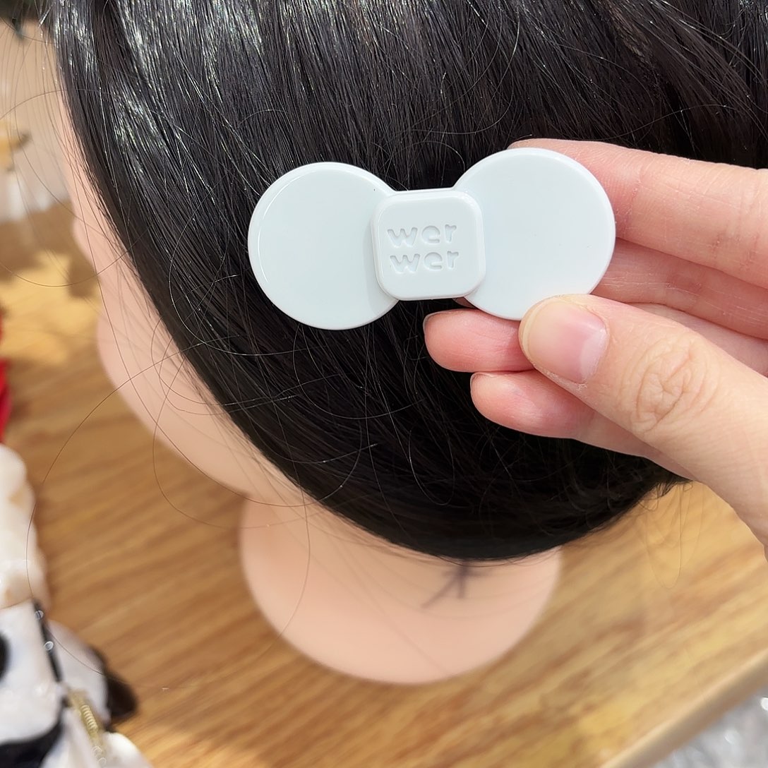 皮质铁合金中号蝴蝶结蓝色