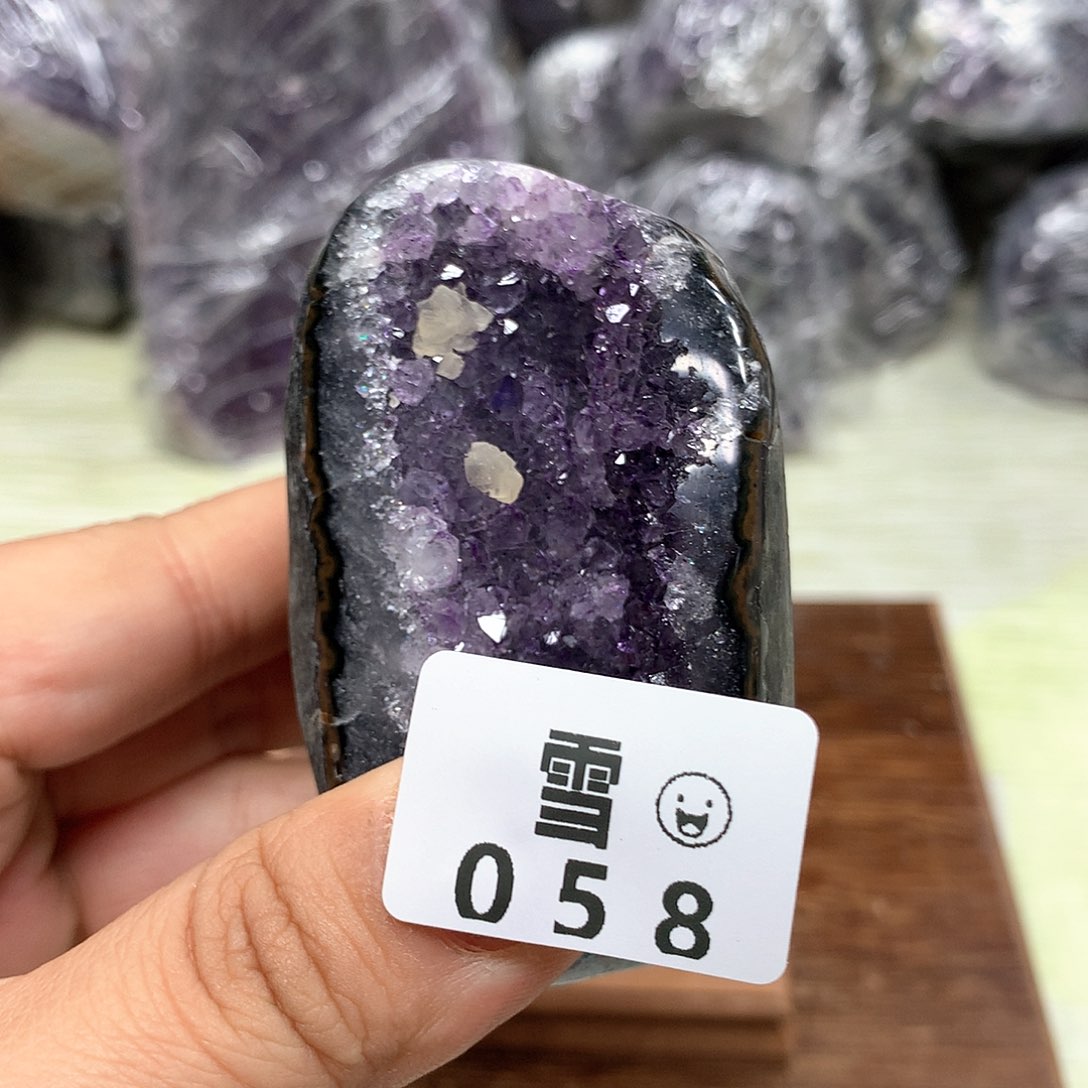 紫晶大型摆件（非配饰）9K金镶嵌