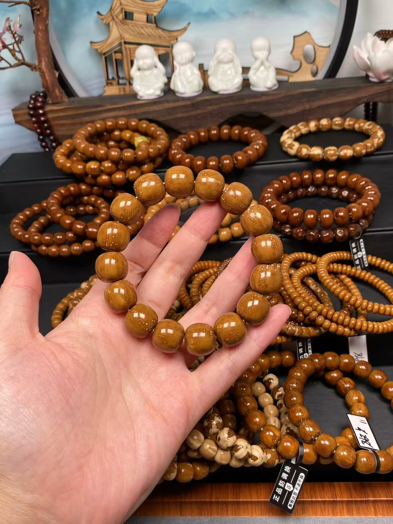 紫金鼠实心大尺寸老型手串尺寸15紫金鼠鼠王手串