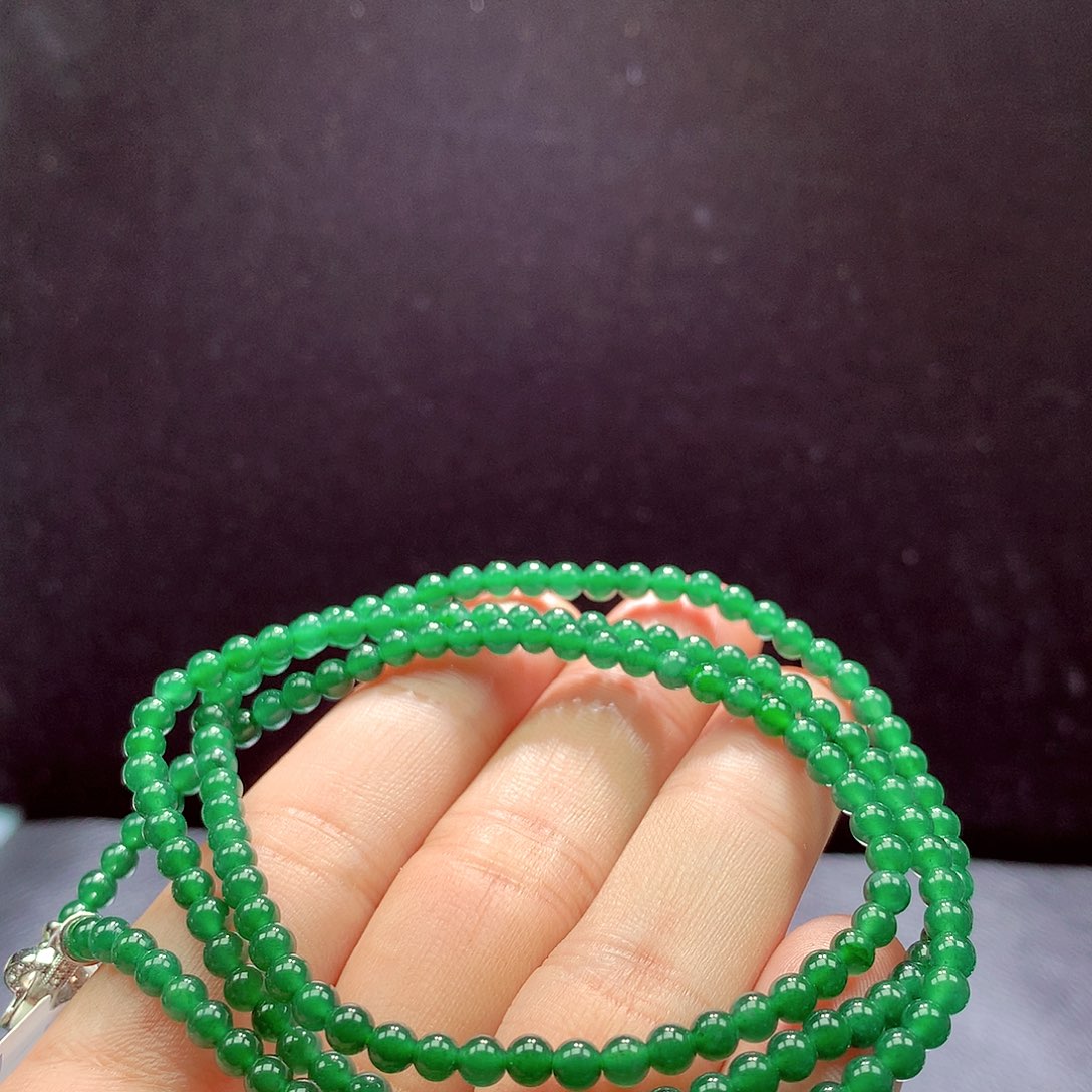 翡翠手链未镶嵌项链