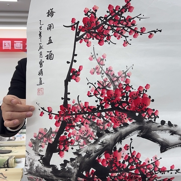 国画手绘国画作品