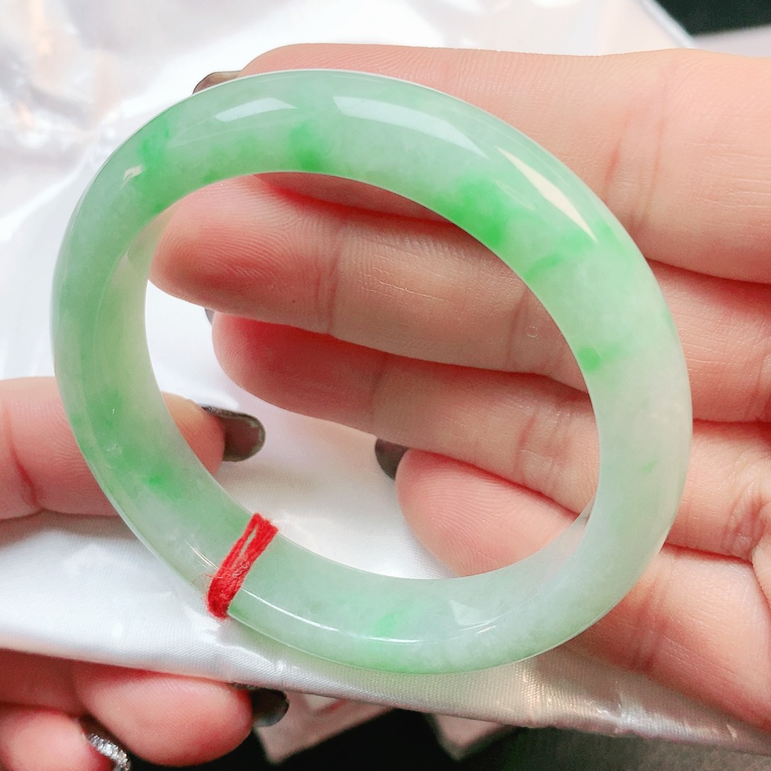 未镶嵌手镯翡翠正圈2642