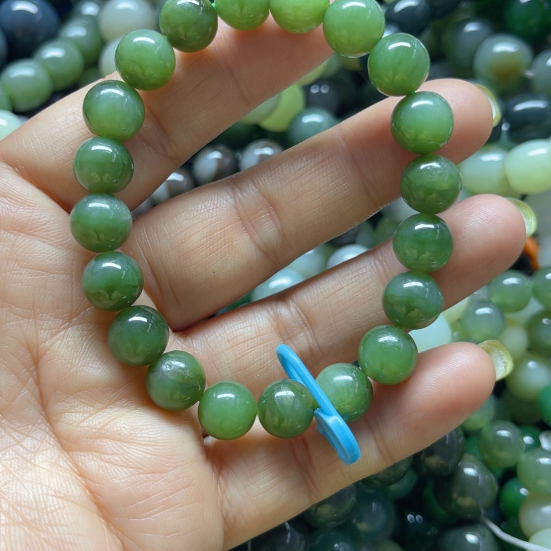 和田玉手链未镶嵌